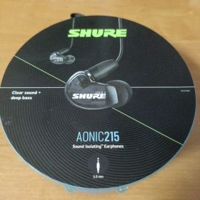 【美品】SHURE AONIC 215 高遮音性イヤホン SE215DYBK
