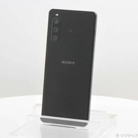 ソフマップ 〔中古品〕 Xperia 10 IV 128GB ブラック A202SO Softbank SIMフリー【344】