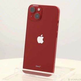 【中古】Apple(アップル) iPhone13 128GB プロダクトレッド MLNF3J／A SIMフリー 【371-ud】