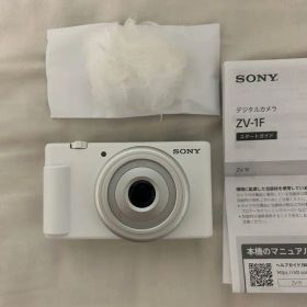 【美品】SONY ZV-1F ホワイト箱あり動作確認済み Vlog カメラ
