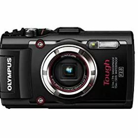 【中古】【非常に良い】OLYMPUS デジタルカメラ STYLUS TG-3 Tough ブラック 1600万画素CMOS F2.0 15m防水 100kgf耐荷重 GPS+電子コンパス&内蔵Wi-Fi TG-3 BLK