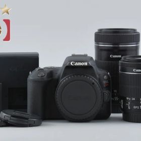 【中古】Canon キヤノン EOS Kiss X9 ダブルズームキット ブラック