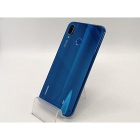 【中古】Huawei au 【SIMロックあり】 HUAWEI P20 lite クラインブルー 4GB 64GB HWV32【大宮東口】保証期間１週間【ランクC】