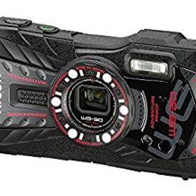 【中古】【非常に良い】RICOH 防水デジタルカメラ RICOH WG-30 エボニーブラック 防水12m耐ショック1.5m耐寒-10度 RICOH WG-30 BK 04591