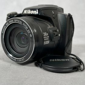 【管2605-530】NIKON ニコン COOLPIX P500 ブラック デジタルカメラ バッテリー欠品 動作未確認 現状渡し