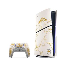 【ラッピング可】【新品 箱不良・シュリンク破れ品】SIE PS5 Slimモデル プレイステーション5 Ghost of Yotei リミテッドエディション CFIJ-10029 ゴールド
