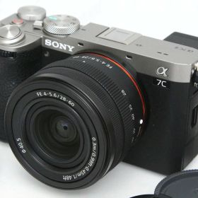 【中古】【美品】ソニー α7C II ILCE-7CM2L ズームレンズキット [シルバー] CA01-R5764-3Y1A SONY Eマウント フルサイズ 5軸手ブレ補正 EVF 標準ズーム レンズ付き セット 中古