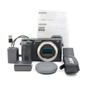 ■シャッター数1963枚！極上品■ SONY α6500 ボディ ブラック ILCE-6500 ミラーレス一眼カメラ ソニー