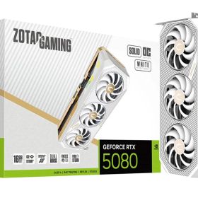 【新品・5営業日で発送】アスク ZOTAC GAMING GeForce RTX 5080 SOLID OC White 16GB GDDR7 (RTX5080SOLIDOCW16G／ZT-B50800Q-10P)