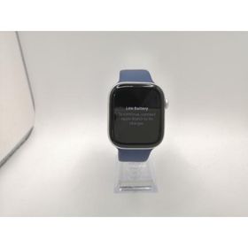 【中古】Apple Apple Watch Series10 46mm GPS シルバーアルミニウムケース/デニムスポーツバンド (M/L) MWWM3J/A【川崎駅前】保証期間１ヶ月【ランクB】