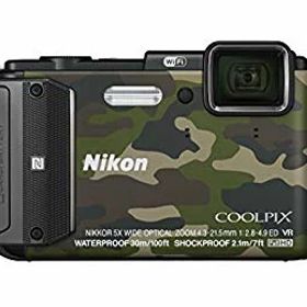 【中古】【非常に良い】Nikon デジタルカメラ COOLPIX AW130 カムフラージュグリーン