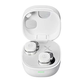 オーディオテクニカ ATH-SQ1TW2 WH ワイヤレスイヤホン bluetooth/小型 軽量 / 最大20時間再生 / 低遅延/外音取込み