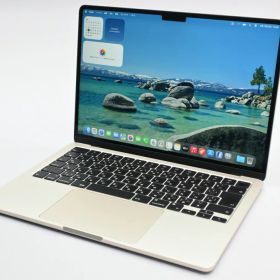 【中古】Apple MacBook Air 13インチ M3(8コアCPU/8コアGPU) 8GB/256GB スターライト MRXT3J/A