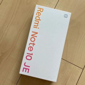 新品 未使用 Redmi Note 10 JE クロームシルバー 64GB au
