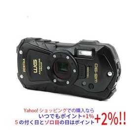 爆買【中古】PENTAX 防水デジタルカメラ WG-90 ブラック/1600万画素 元箱あり
