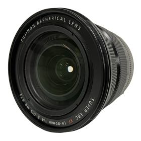FUJIFILM フジフイルム XF16-80mm F4 R OIS WR 標準ズームレンズ Xマウント 交換レンズ カメラ周辺機器 中古 良好 B11346556