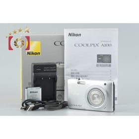 【中古】Nikon ニコン COOLPIX A100 シルバー コンパクトデジタルカメラ 元箱付き