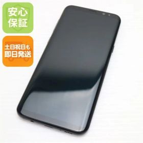 超美品 SC-03J Galaxy S8+ ブラック 即日発送 スマホ SAMSUNG docomo 本体 白ロム 土日祝発送OK 05000