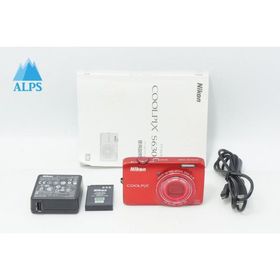 良品 Nikon ニコン COOLPIX S6300 コンパクトデジタルカメラ アーバンレッド 260612m【アルプスカメラ】