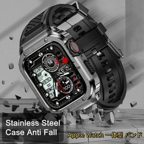 【シリーズ11?SE3対応】Apple Watch series 11 9 8 6 5 4 45mm 44 mmバンド TPU バンドメンズ 一体型 高級 ギフト プレゼントスポーツ アップルウォッチバンド