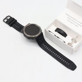 ボーナスストア+5％【美品】Amazfit T-Rex 3 48mm SP170069-C218 オニキス BK スマートウォッチ アマズフィット 本体