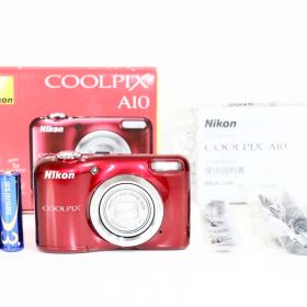 ■ 美品 ■ ニコン Nikon COOLPIX A10 レッド《元箱付》