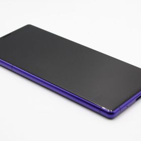 Xperia 1 SOV40 パープル SIMロック解除済み Cランク