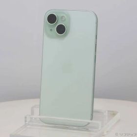 ソフマップ 〔中古品〕 iPhone15 128GB グリーン MTMM3J／A SIMフリー【262】