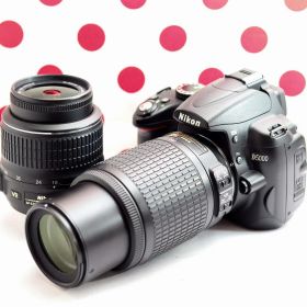 ニコン Nikon D5000❤スマホ転送OK❤動画撮影・自撮り可❤ダブルレンズ