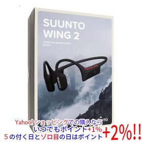 爆買スント ワイヤレスイヤホン 骨伝導 SUUNTO WING 2 SS051259000 Black