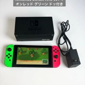 Nintendo Switch HAC-001 ネオンレッド グリーン ドッ付き