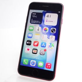 【SIMフリー】iPhoneSE2 64GB レッド 電池84％ 利用制限〇