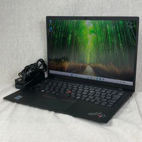 ◆ジャンク品◆ノートPC パソコン Lenovo レノボ ThinkPad X1 Carbon Gen 9【i7-1165G7・メモリ16GB・SSD512GB】★画面キズ・画面表示色異常/wb-junk-261221（518625）