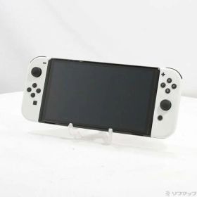 【中古】Nintendo(任天堂) Nintendo Switch 有機ELモデル Joy-Con(L)／(R) ホワイト 【305-ud】