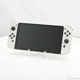 【中古】Nintendo(任天堂) Nintendo Switch 有機ELモデル Joy-Con(L)／(R) ホワイト 【196-ud】