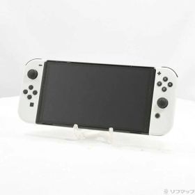 【中古】Nintendo(任天堂) Nintendo Switch 有機ELモデル Joy-Con(L)／(R) ホワイト 【198-ud】