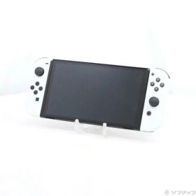 【中古】Nintendo(任天堂) Nintendo Switch 有機ELモデル Joy-Con(L)／(R) ホワイト 【258-ud】