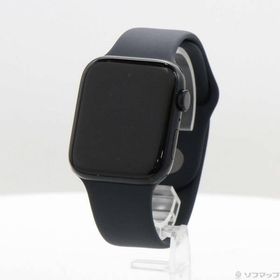 〔中古〕Apple(アップル) Apple Watch SE 第2世代 GPS 44mm ミッドナイトアルミニウムケース ミッドナイトスポーツバンド〔348-ud〕