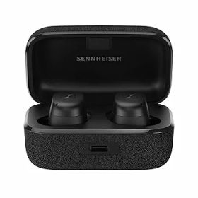 【中古】ゼンハイザー Sennheiser ワイヤレスイヤホン bluetooth MOMENTUM True Wireless 3 ブラック 本社開発高性能シングルダイナミックドライバー 低