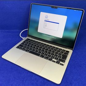 展示 美品★Apple MacBook Air 13インチ MC7W4J/A M2チップ（8コアCPU/8コアGPU）メモリ16GB SSD256GB 2024モデル スターライト