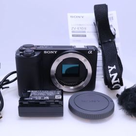 【ほぼ新品】SONY ZV-E10Ⅱ ボディ ウィンドスクリーン付属 ブラック