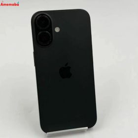 【中古】iPhone16 128GB ブラック MYDQ3J/A AU版SIMフリー