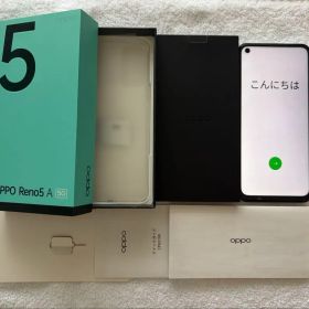 【箱あり】OPPO Reno5 A 128GB SIMフリー バッテリー良好