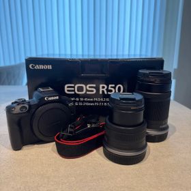 【美品】Canon EOS R50 ダブルズームキット 本体