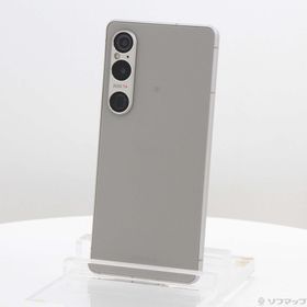 (中古)SONY Xperia 1 VI 256GB プラチナシルバー SO-51E docomo SIMフリー(258-ud)