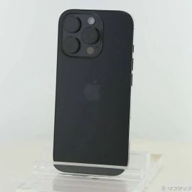 ソフマップ 〔中古品〕 iPhone16 Pro 256GB ブラックチタニウム FYN03J／A SIMフリー【258】