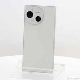 (中古)SHARP AQUOS R9 256GB ホワイト SH-M28 SIMフリー(258-ud)
