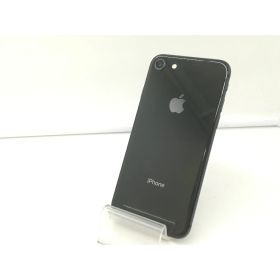 【中古】Apple au 【SIMロック解除済み】 iPhone 8 64GB スペースグレイ MQ782J/A【札幌】保証期間1ヶ月【ランクB】