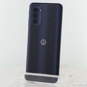 〔中古〕Motorola(モトローラ) moto g52j 5G II 128GB インクブラック PATM0004JP SIMフリー〔196-ud〕