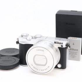 A (美品) Nikon ニコン 1 J5 VR 10-30mm 標準パワーズームレンズキット シルバー シャッター回数1814 初期不良返品対応 66-94